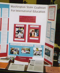 Photo of Coalition Display and handouts